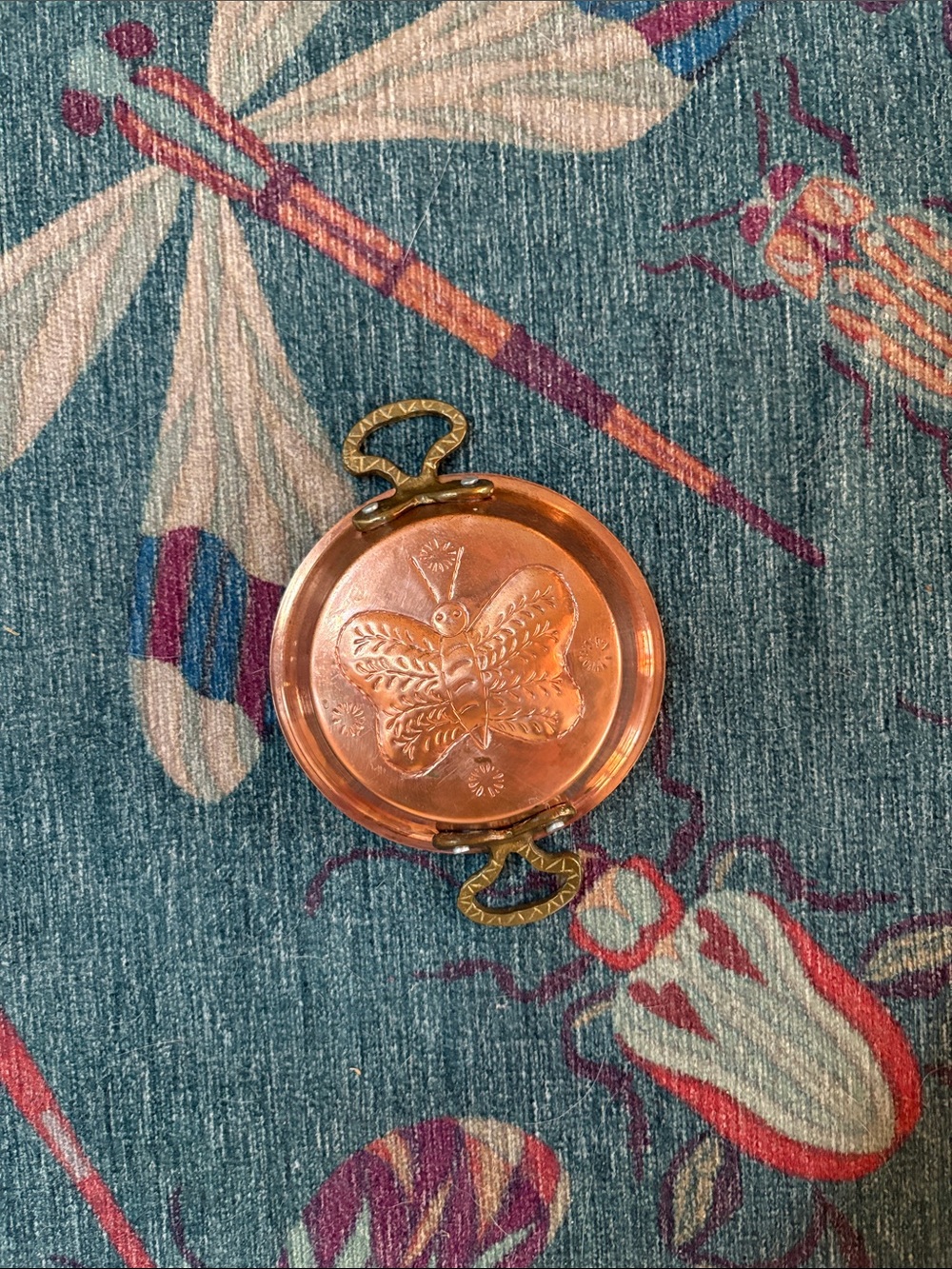 Cute vintage small Copper Butterfly mold